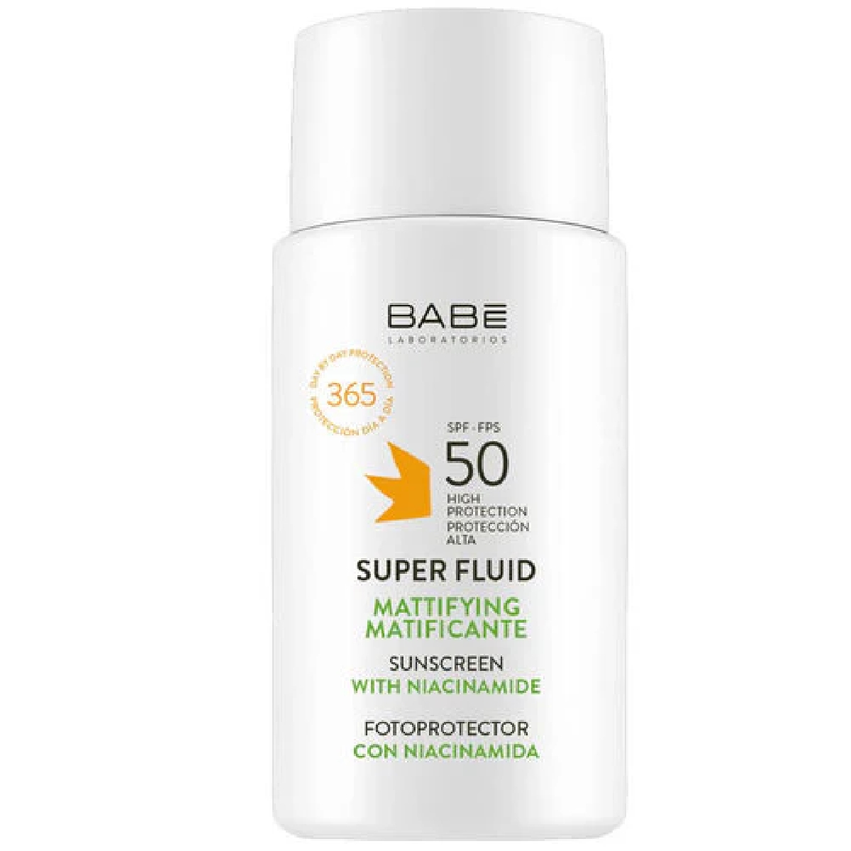 Babe Super Fluid Sunscreen Mattifying SPF50 50 ml